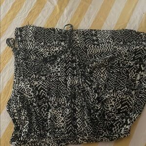 Black and White Patterned Dress